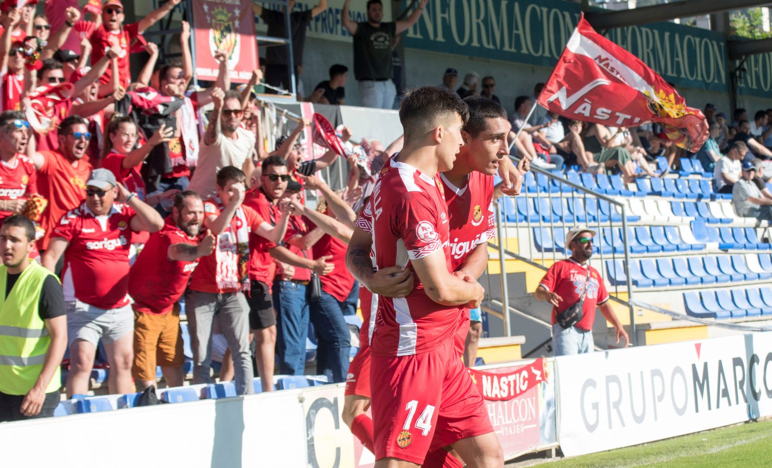 Imatge d'arxiu d'un partit del Nàstic. Foto: Cedida