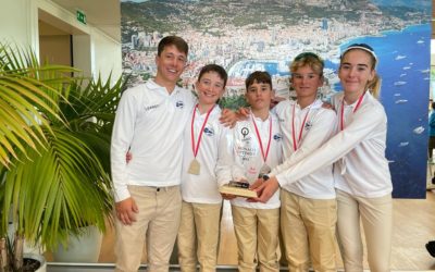 El Club Nàutic Cambrils puja al pòdium de la Monaco Optimist Team Race 
