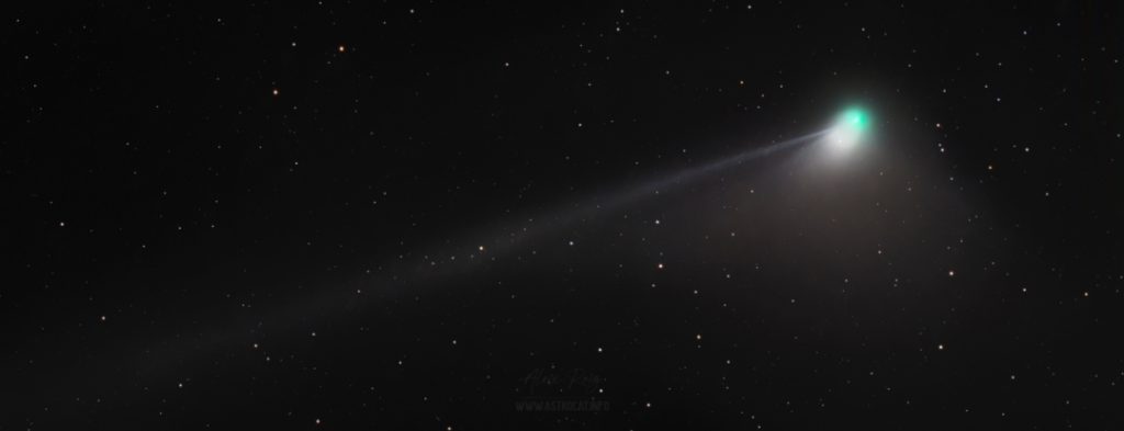 Una imatge del cometa. Foto: Aleix Roig