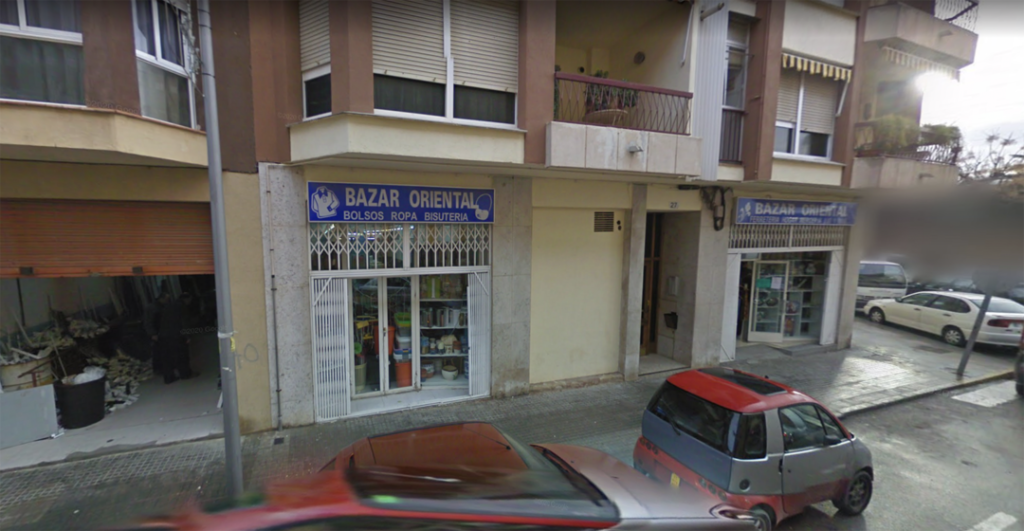 El foc ha cremat la campana extractora d'un pis del número 27 del carrer Barcelona. Foto: Google Maps