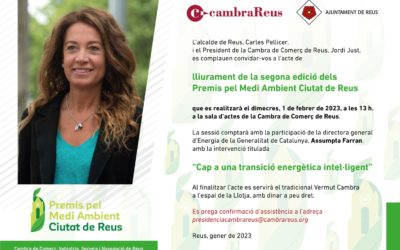 Els Premis pel Medi Ambient Ciutat de Reus reconeixeran set empreses
