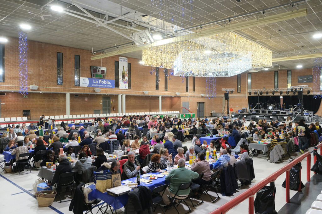 Una imatge del sopar de germanor. Foto: Cedida