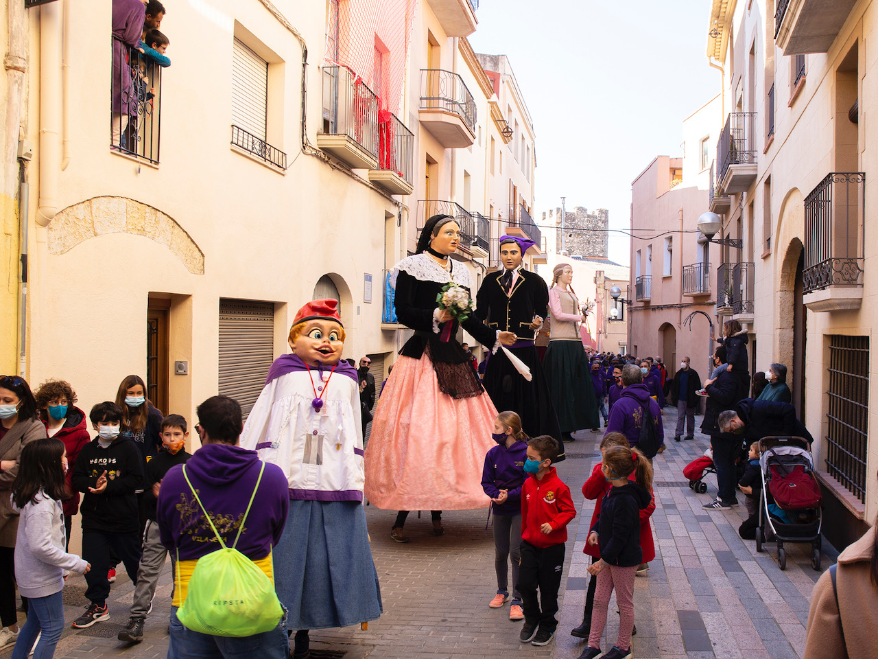 Durant les festes, se celebraran els 40 anys dels gegants Ton i Pineda. Foto: Cedida