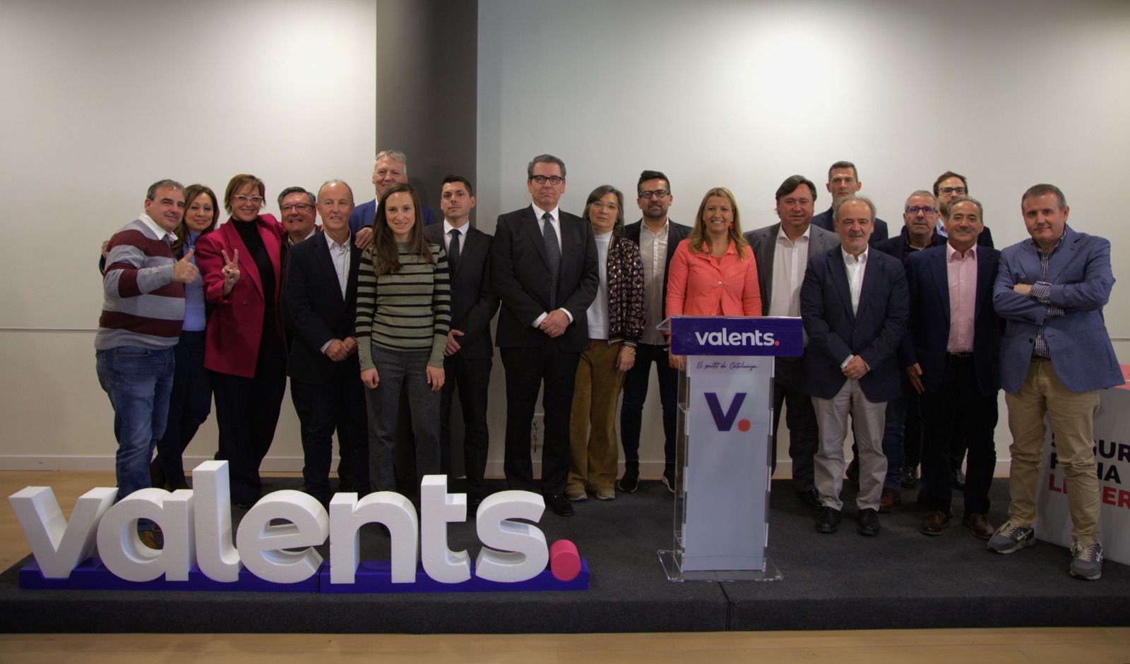 Els candidats de Valents a la província de Tarragona. Foto: Cedida