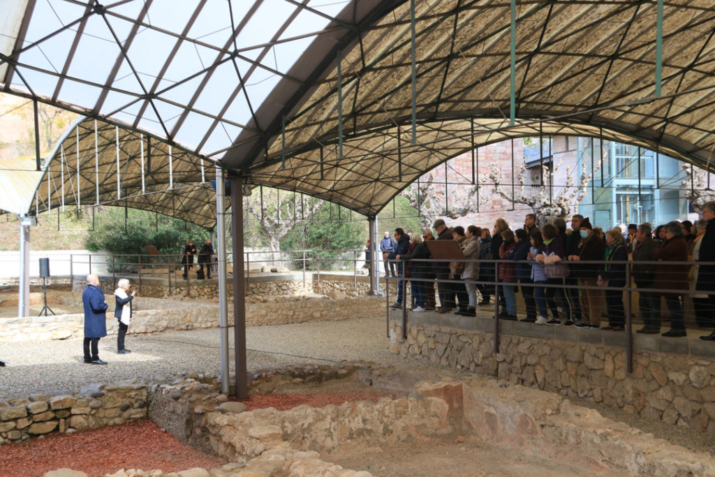 Una lectura dramatitzada ha donat inici al centenari de la Necròpolis de Tarraco. Foto: ACN