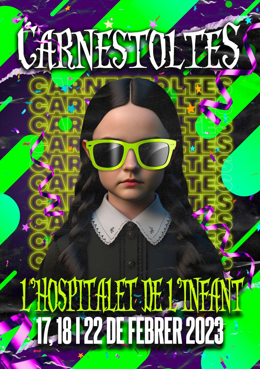 Cartell promocional del Carnaval de l'Hospitalet de l'Infant. Foto: Cedida