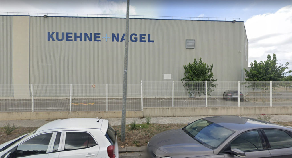 Imatge de la nau de Kuehne Nagel. Foto: Google