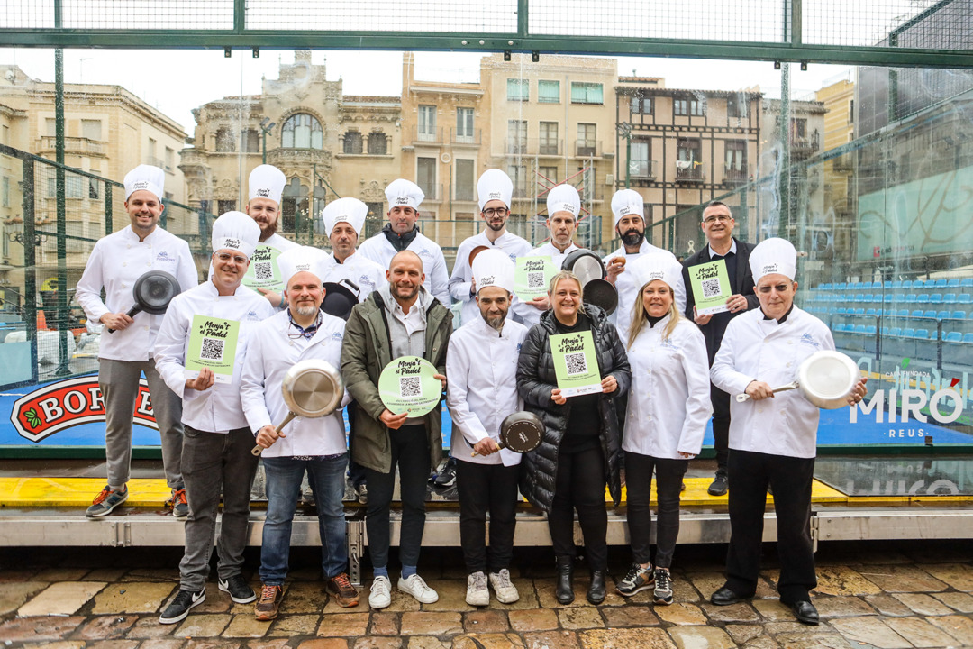 Participants del 'Menja't el pàdel Reus'. Foto: Cedida