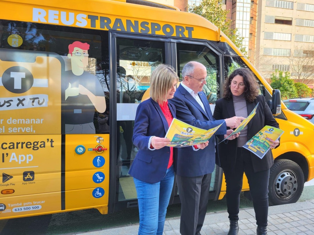 El bus a demanda és una nova iniciativa de Reus Transport. Foto: Cedida