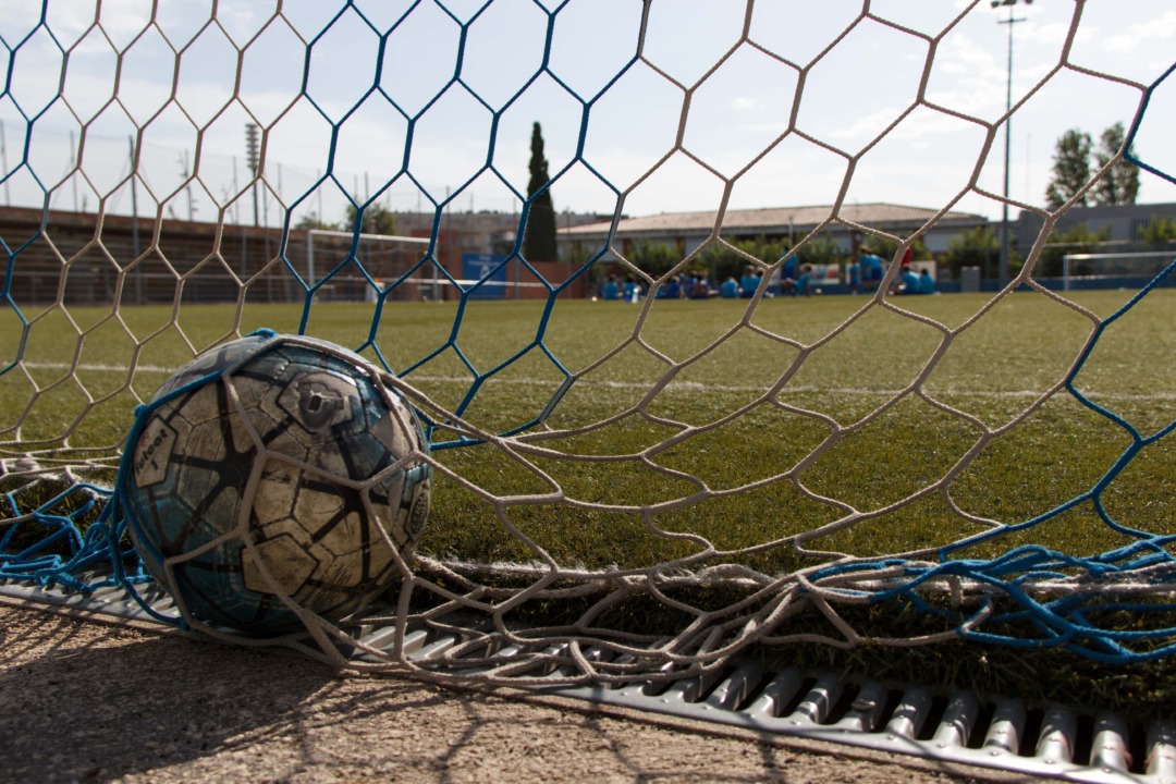 Imatge del camp de futbol del Morell. Foto: Cedida