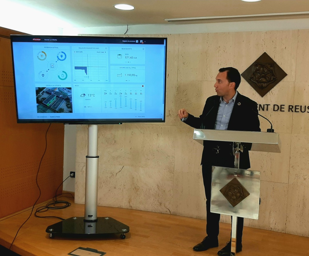 Presentació del sistema de monitoratge d'Aigües de Reus. Foto: Cedida