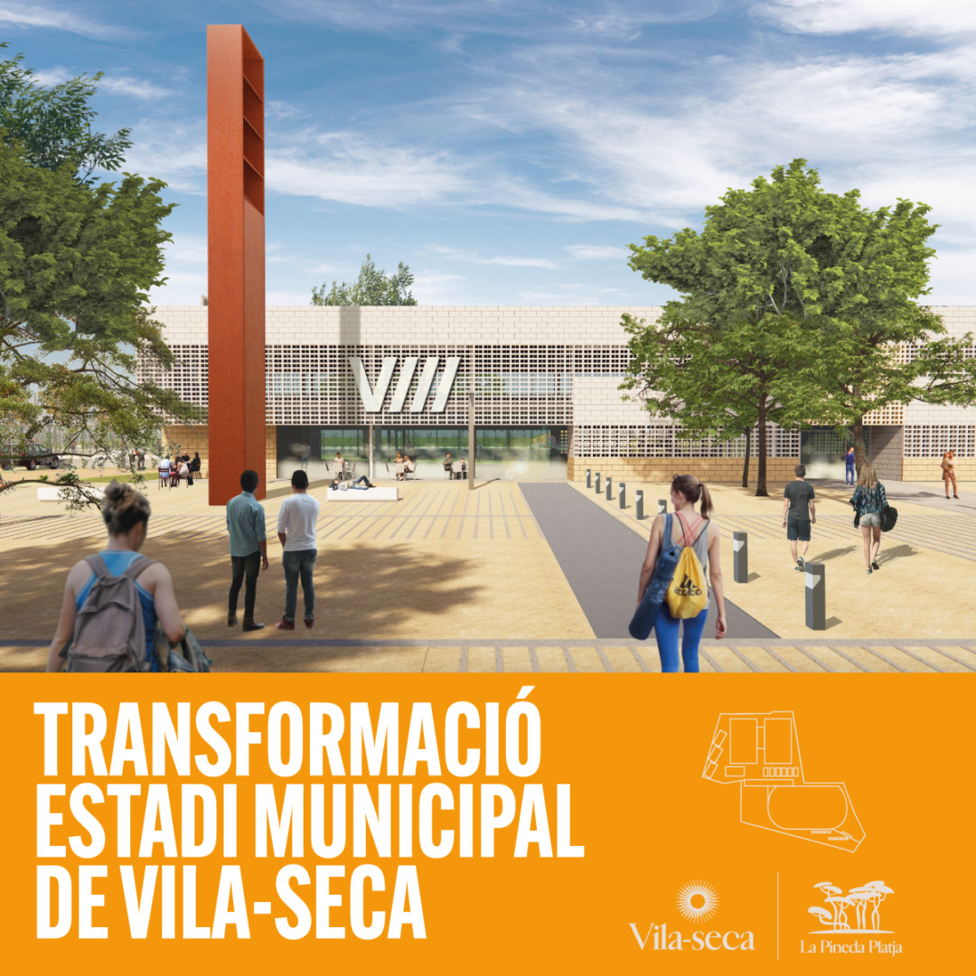 Imatge virtual de la transformació de l'Estadi Municipal. Foto: Cedida