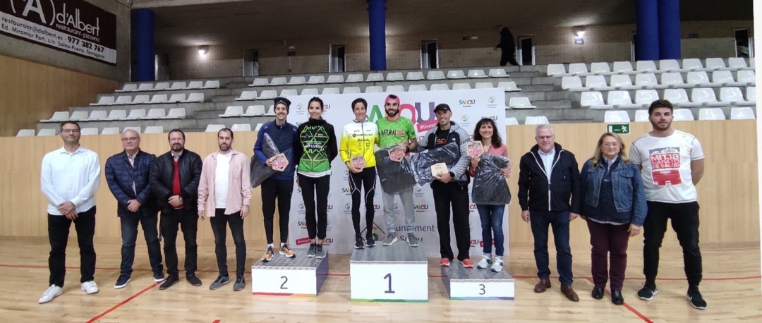 Pòdium de la Mitja marató de Salou. Foto: Cedida