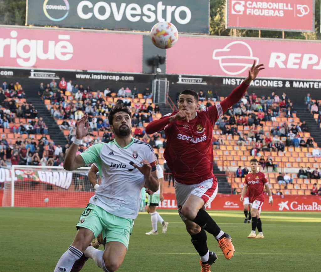 El partit ha estat força disputat. Foto: Nàstic