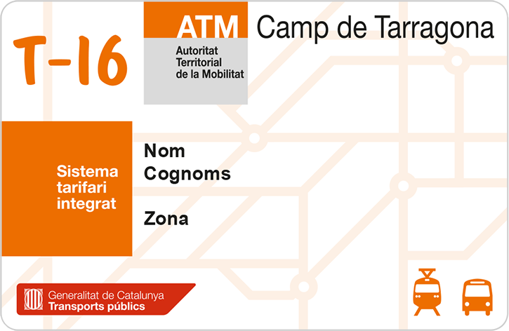 L'ATM del Camp de Tarragona ha tramitat 1.168 targetes T-16 en menys d'un mes. Foto: Cedida
