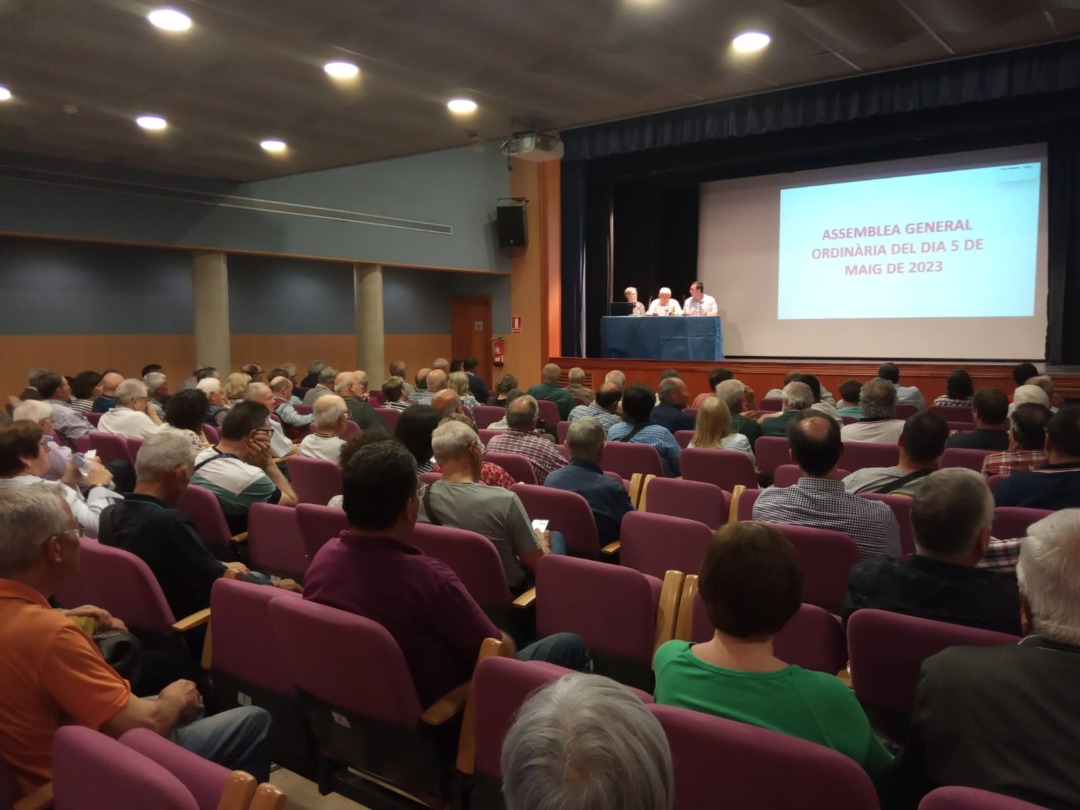Una imatge de l'assemblea de la Comunitat de Regants del Pantà de Riudecanyes. Foto: Cedida