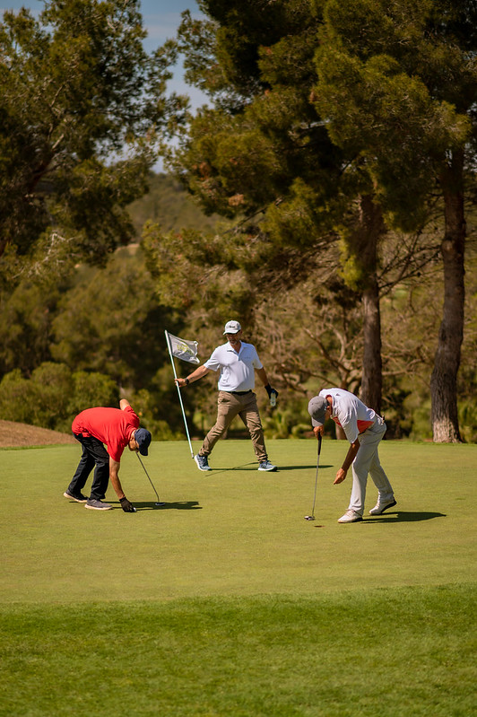 Una instantània de la competició de golf. Foto: Cedida