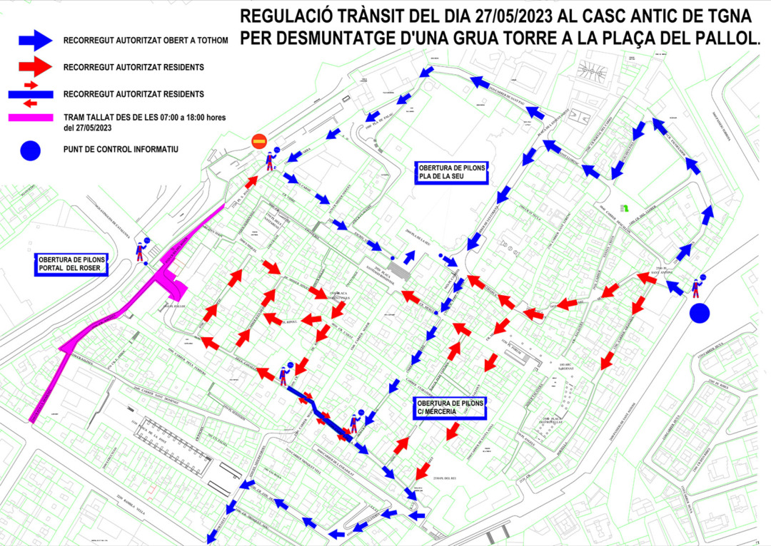 Els treballs afectaran el trànsit rodat. Foto: Cedida