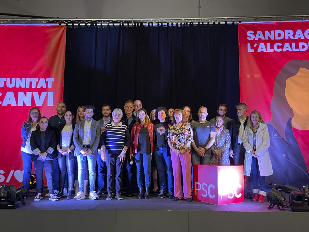 Els candidats socialistes de Reus. Foto: Cedida