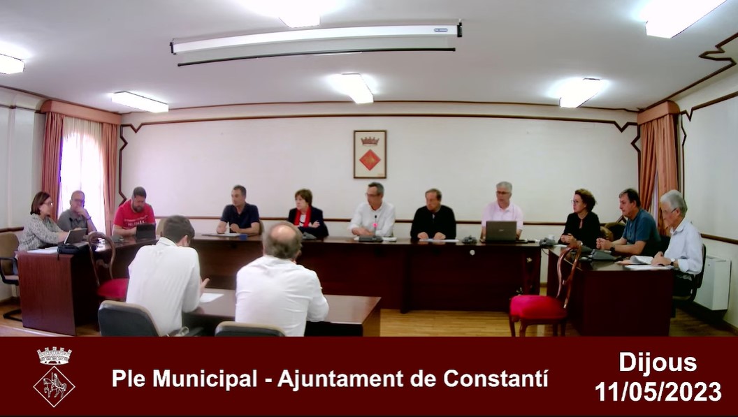 El ple municipal ha aprovat la memòria. Foto: Cedida