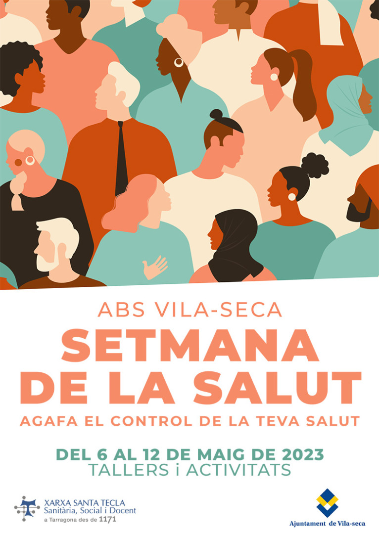 Cartell de la Setmana de la Salut a Vila-seca. Foto: Cedida