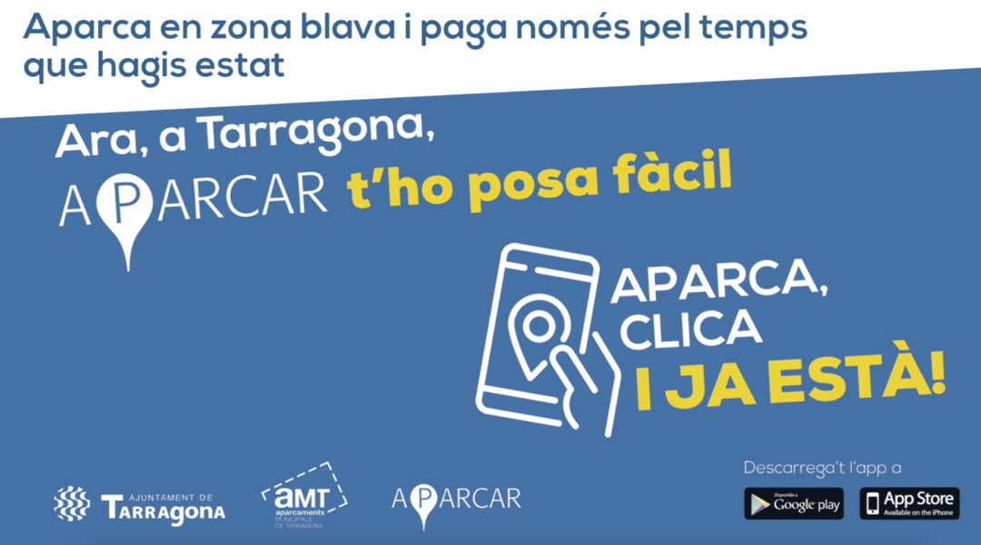 El tiquet s'haurà d'aconseguir a l'App Aparcar.