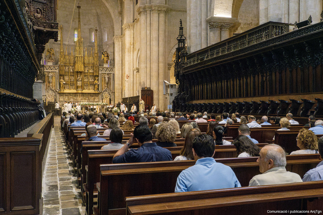 Un moment de la missa. Foto: Cedida