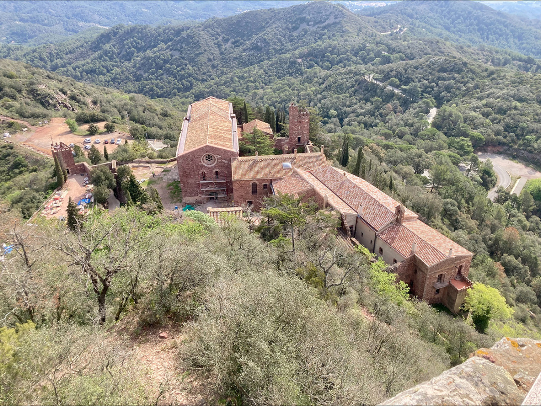 Una imatge del Castell Monestir d'Escornalbou. Foto: Cedida