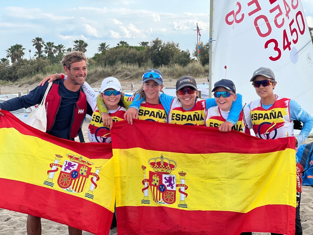 Els subcampions del món d'Optimist. Foto: Cedida