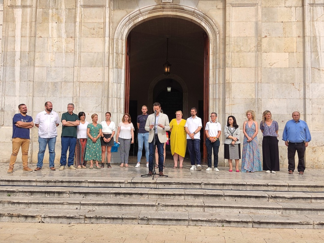 Lectura del manifest del Dia de l'Orgull. Foto: Cedida