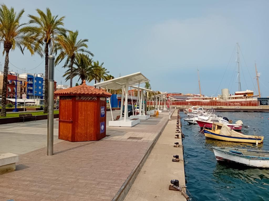 S'han instal·lat 6 noves pèrgoles. Foto: Port Tarragona