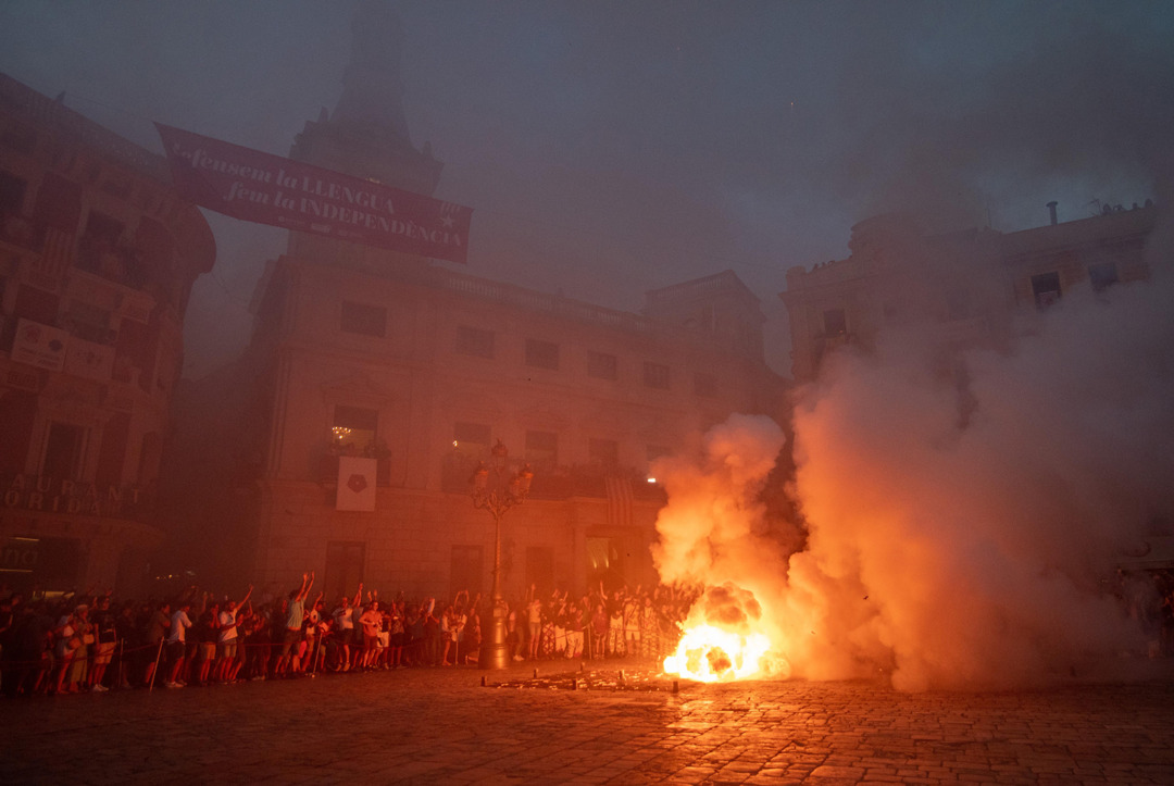 Una de les tronades de l'any passat. Foto: Cedida