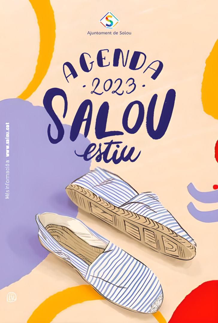 Cartell de l'Agenda d'Estiu de Salou. Foto: Cedida