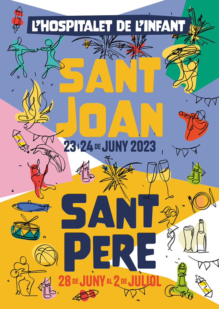 Cartell de les festes de Sant Joan i Sant Pere. Foto: Cedida