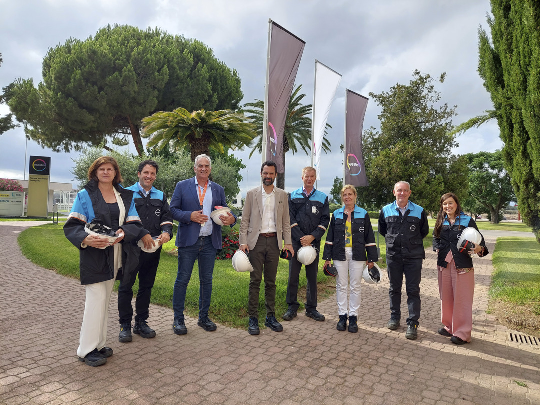 Visita de Roger Torrent a Covestro. Foto: Cedida