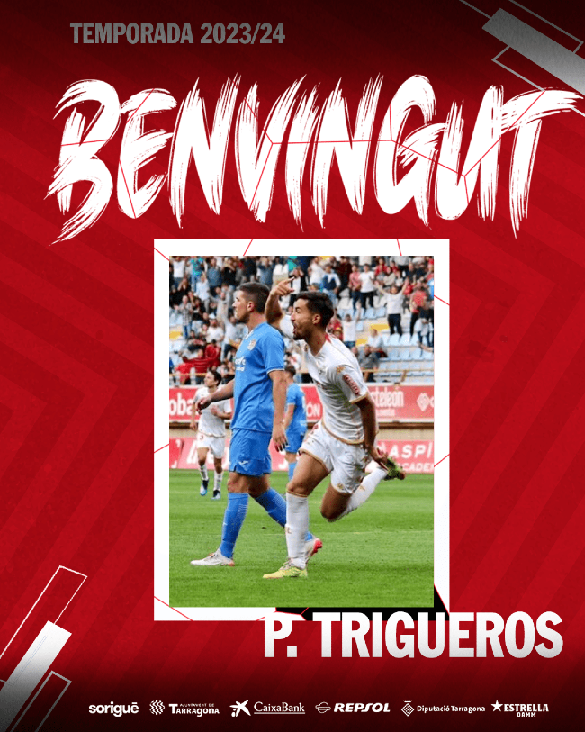 Trigueros ha signat contracte fins al 30 de juny de 2024, més una campanya opcional. Foto: Nàstic
