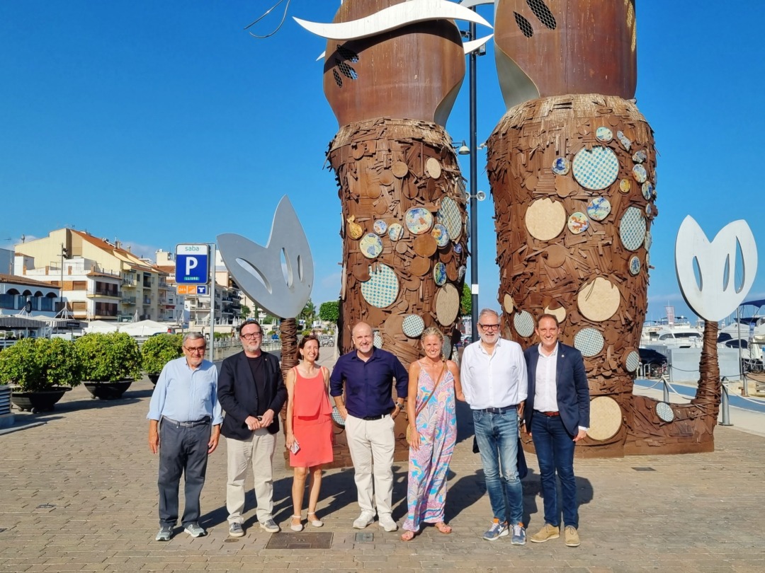 Les candidates socialistes a Cambrils. Foto: Cedida