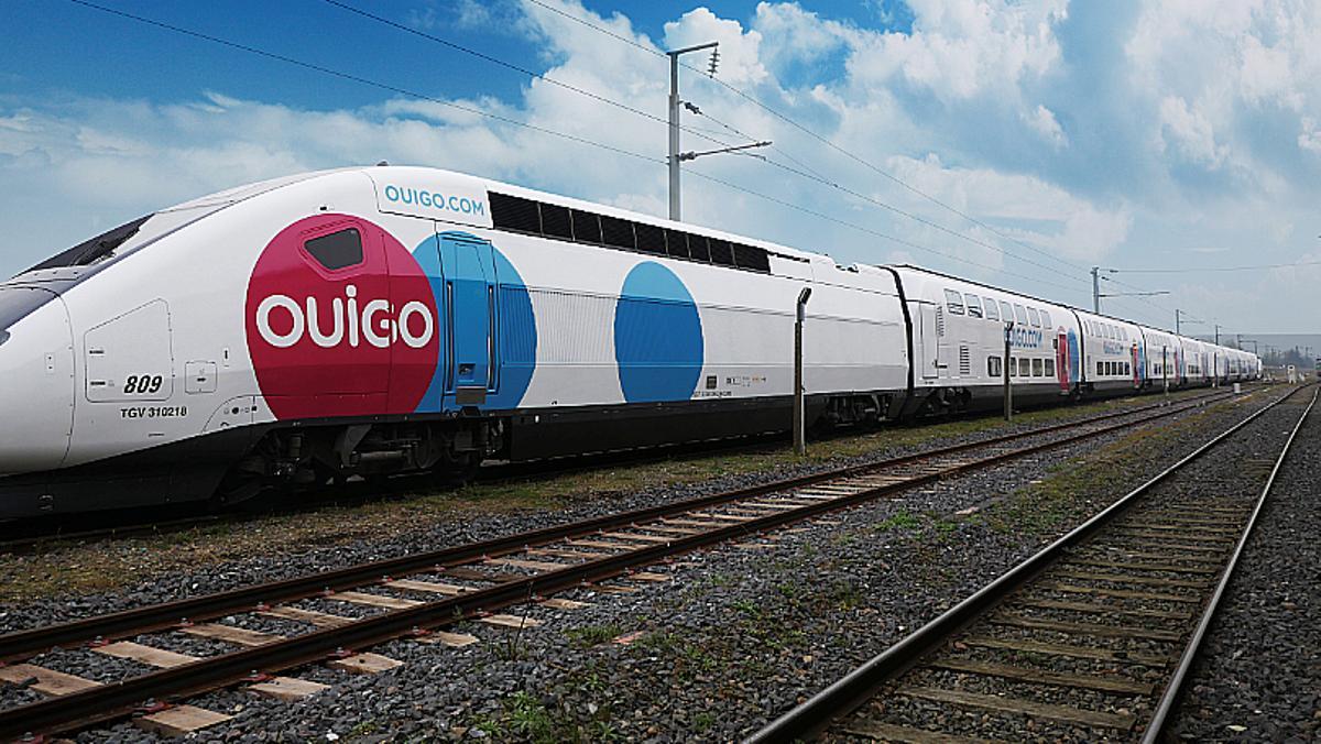 Imatge d'arxiu d'un tren d'alta velocitat d'Ouigo. Foto: Ouigo