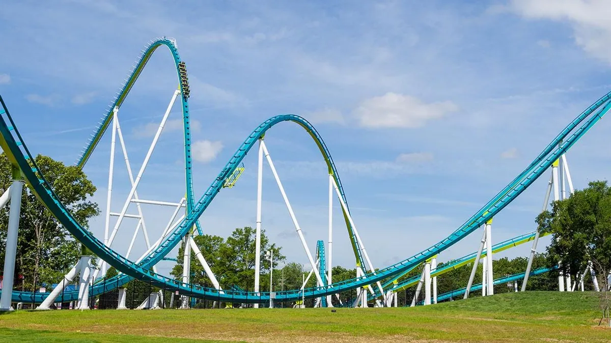 Pla general de la muntanya russa Fury 325. Foto: Carowinds