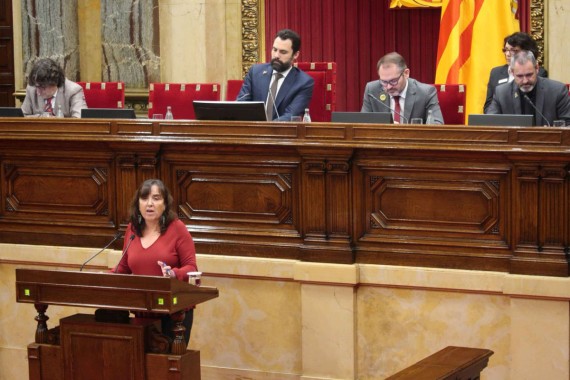 Yolanda López al Parlament. Foto: Cedida