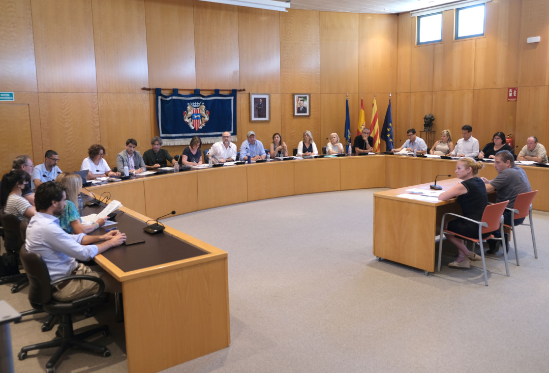 El ple de l'Ajuntament de Cambrils. Foto: Cedida