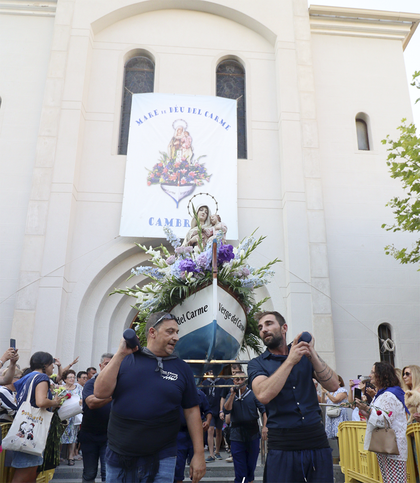 Processó de la Mare de Déu del Carme a Cambrils. Foto: Cedida