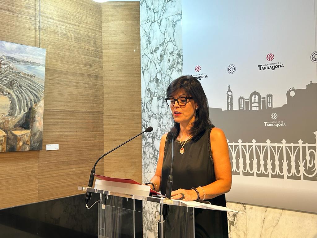 La consellera Sònia Orts durant la roda de premsa. Foto: Cedida