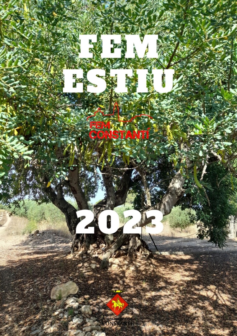 Cartell del cicle "Fem estiu, fem Constantí". Foto: Cedida