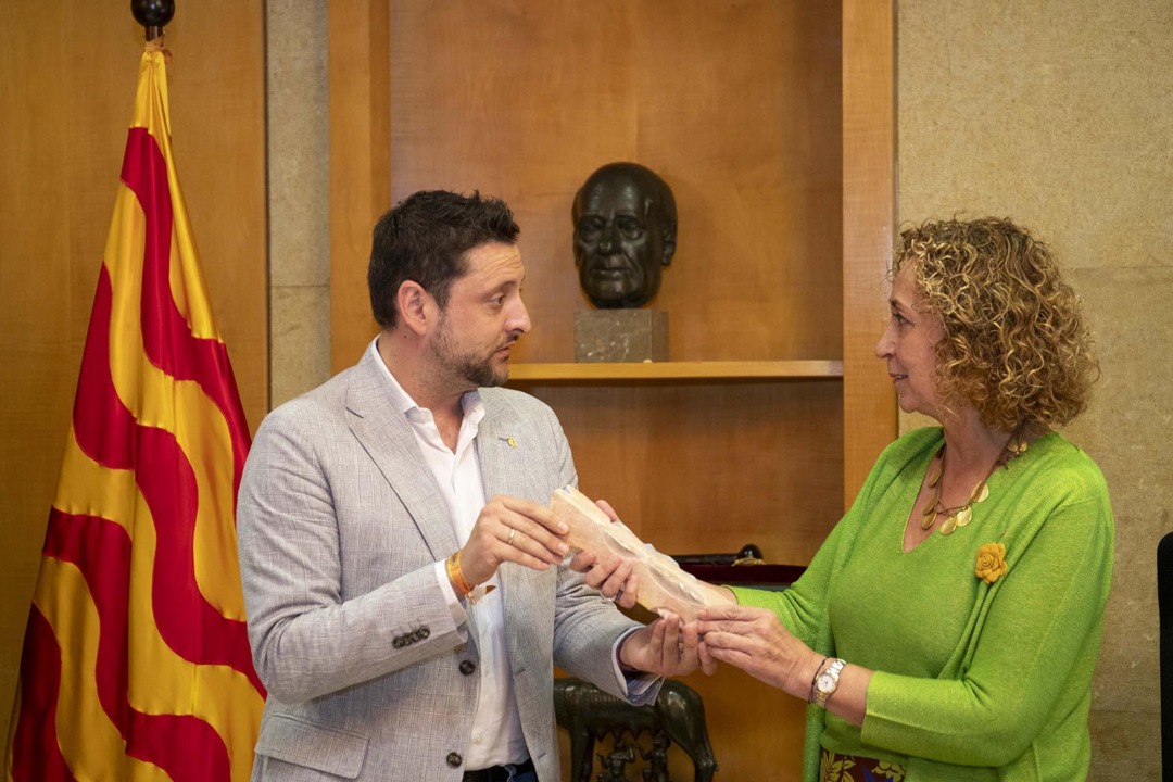 La consellera de Territori ha fet una visita institucional a l'Ajuntament de Tarragona. Foto: Tjerk van der Meulen