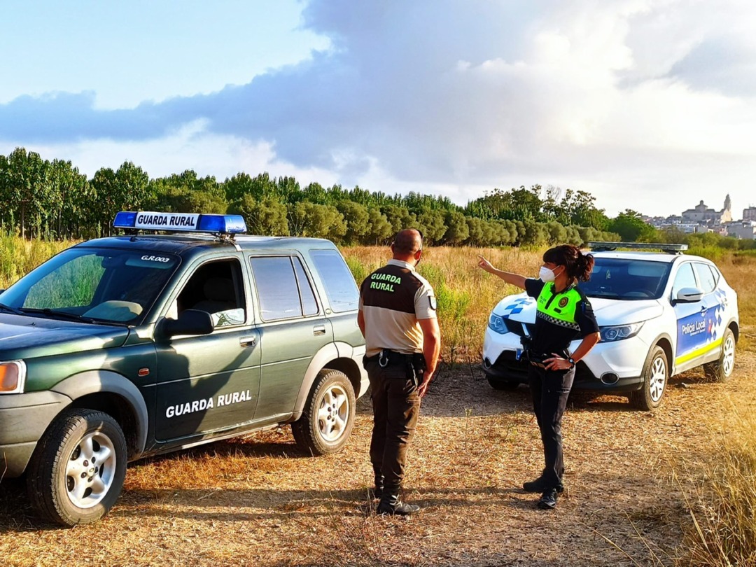 Posada en marxa del servei de reforç de la seguretat a les zones rurals. Foto: Cedida