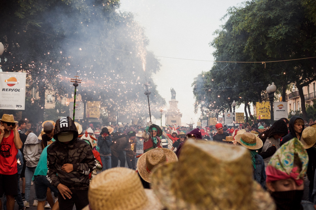 Correfoc del Ball de Diables Petit. Foto: Marc Colilla