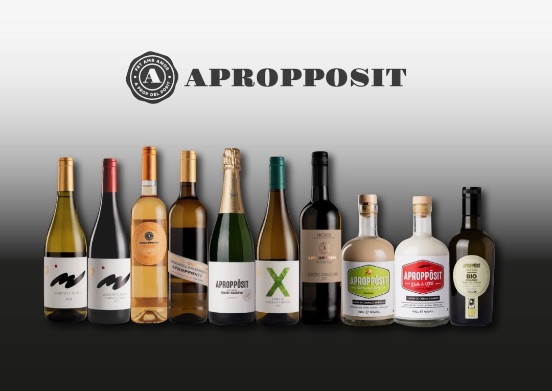 Un total de 7 vins, 1 cava, 2 licors i 1 oli conformen APROPPÒSIT. Foto: Helder Moya