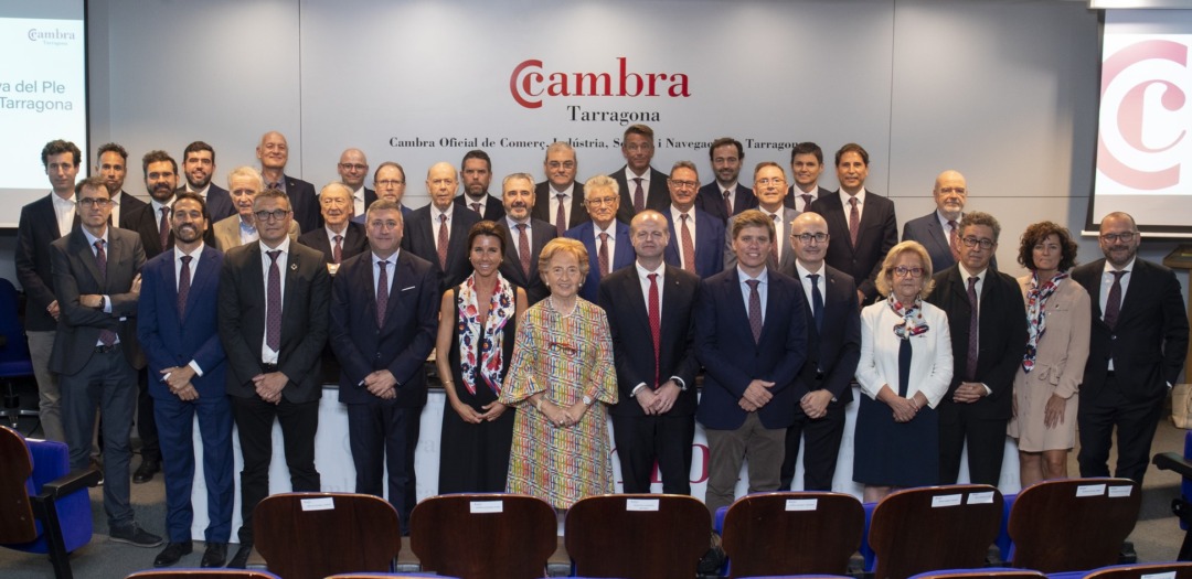 Imatge dels membres del nou Ple i Comitè Executiu. Foto: Cambra Tarragona
