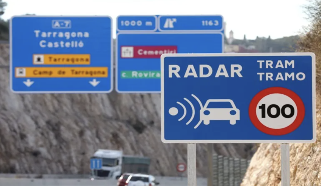 Imatge d'un radar del Servei Català de Trànsit. Foto: Cedida